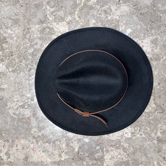 Men’s Black Fedora Hat - Picture 1 of 4